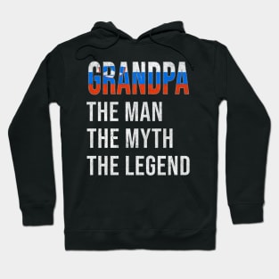 Grand Father Slovenian Grandpa The Man The Myth The Legend - Gift for Slovenian Dad With Roots From  Slovenia Hoodie